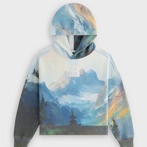 Kith Kids Printed Scenic Nelson Hoodie - Size XL